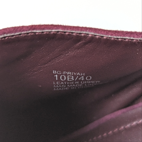 BCBGeneration Priyah Burgundy Suede Leather Heeled Bootie - Picture 6 of 12